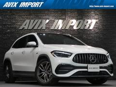 GLAクラス GLA35 4マチック AMGアドバンスドPKG AMGパフォーマンスPKG ナビゲーションPKG パノラミックSR レーダーセーフティPKG 赤黒革 HUD F席シートH 純正HDDナビ 地デジ 19インチAW 1オーナー 中古車画像