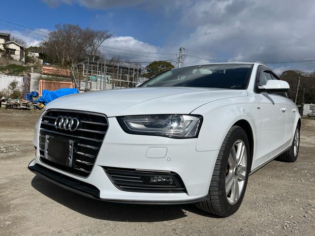 アウディ Ａ４アバント ２．０ＴＦＳＩ　Ａ４アバント・純正ＨＤＤナビ・地デジＴＶ・バックカメラ・レザーシート・シートヒーター・前後ドライブレコーダー・ＥＴＣ・アイドリングストップ・純正アルミホイール・スマートキー２本・コーナーセンサー