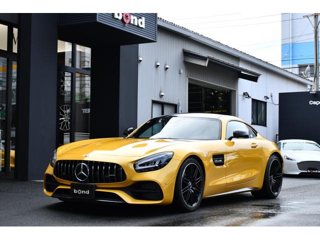 メルセデスＡＭＧ ＧＴ Ｃ　後期モデル　ソーラービーム　ブラック×グレー革シート　シートヒーター＆ベンチレーション　エクステリアカーボンパッケージ　インテリアマットカーボントリムＰＫＧ　ガラスルーフ　ＴＶチューナー　禁煙車