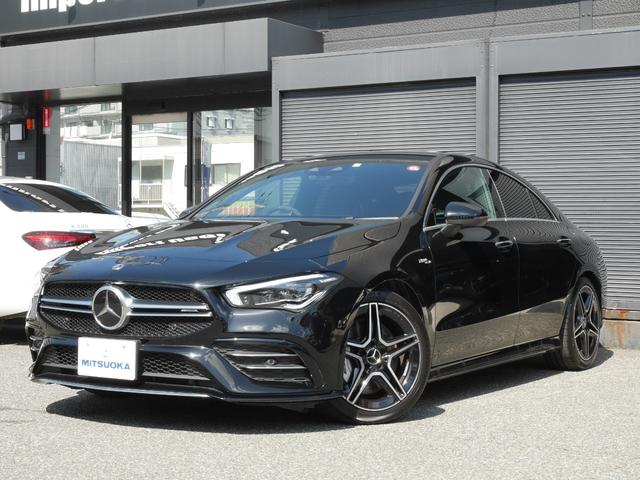 メルセデスＡＭＧ ＣＬＡ３５　４マチック　１オ－ナ－　禁煙　赤革　３６０カメラ　ロゴプロジェクター　ＭＢＵＸ　ヘッドアップＤＩＳＰ　ＡＭＧパフォーマンス＆アドバンスドパッケージ　ＡＭＧドライブコントロール　ナビＴＶ　アンビエント　スペアキー