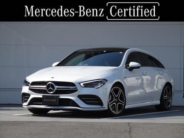 メルセデスＡＭＧ ＣＬＡ３５　４マチック　シューティングブレーク　ＡＭＧアドバンスドパッケージ　ＡＭＧパフォーマンスパッケージ　パノラミックスライディングルーフ　革色チタニウムグレー　ヘッドアップディスプレイ　レーダーセーフティーパッケージ　３６０度カメラ