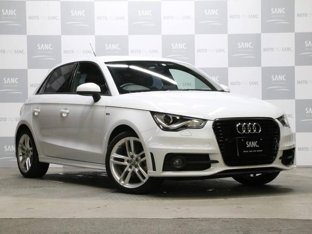 1.4TFSI 2014yモデル S-Lineパッケージ 禁煙車 Sライン専用エアロ・シート・サスペンション 純正ナビ フルセグTV USB 17AW A-STOP(1枚目)