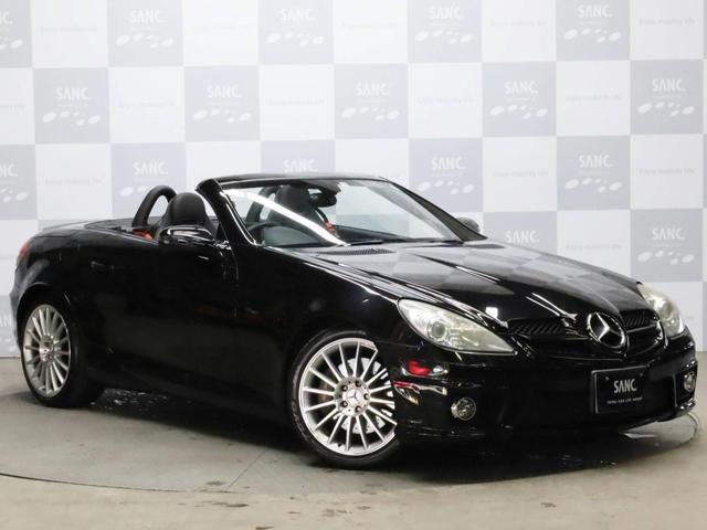 ＳＬＫ(メルセデス・ベンツ) ＳＬＫ３５０　ＡＭＧスポーツパッケージ　後期モデル　純正ナビ　フルセグＴＶ　ＤＶＤ再生　黒革 中古車画像