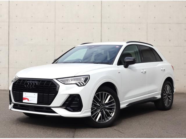 アウディ Ｑ３ ３５ＴＦＳＩ　Ｓライン　ブラックスタイリングＰ　プライバシーガラス　コンビニエンス＆アシスタンスＰ　プラスＰ　スマホインターフェイス　純正ナビ　バーチャルコックピット　カープレイ　ＡＣＣ　レーンキープ　ＥＴＣ車載器