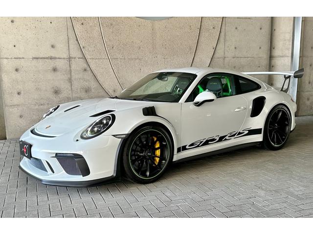 ポルシェ ９１１ ９１１ＧＴ３ＲＳ　ＰＣＣＢカーボンブレーキ／グリーンロールケージ／ワンオーナー／レザーインテリア／フロントリフティング／ブラックインナーＰＤＬＳ付ＬＥＤヘッドライト／カーボンスポーツバケットシート／スポーツクロノＰＫＧ