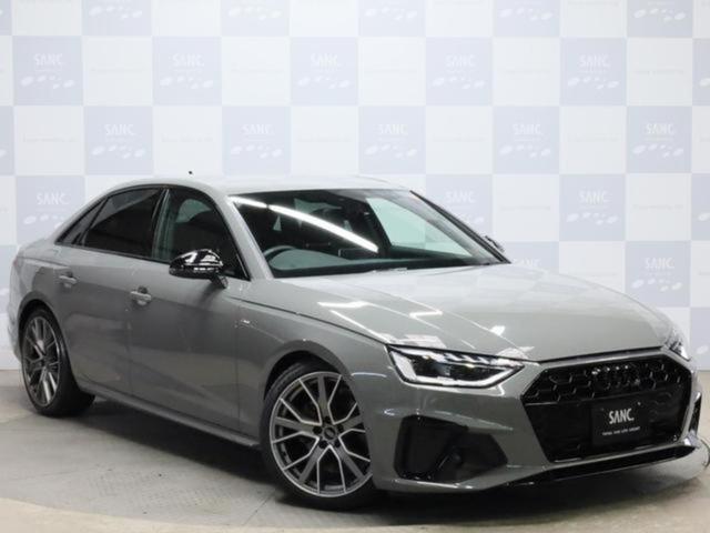 Ａ４ ３５ＴＦＳＩ　Ｓライン　禁煙　Ｓ４用１９インチＡＷ　ブラックＡｕｄｉｒｉｎｇｓ＆ブラックスタイリングＰＫＧ　マトリクスＬＥＤライト　パークアシスト　全周囲カメラ　アダプティブクルコン　レーンアシスト　サイドアシスト　純正ナビ（1枚目）