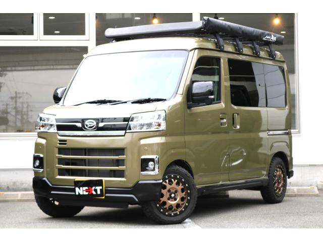 ＲＳ　ワンオーナー　サイドオーニング　　ＸＴＲＥＭＥ－Ｊ１４ＡＷ　オープンカントリＲＴタイヤ　カロッツェリアフローティングナビ　ＴＶ　Ｂカメラ　デジミラ　クラッツィオシートカバー　両側パワスラ(1枚目)