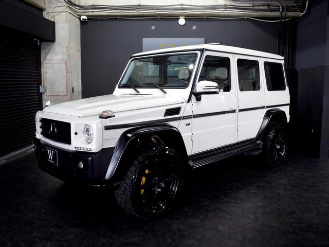 G550 ロング エディションセレクト 特別仕様限定車/後期ヘッドライト・サイドミラー/Zees可変マフラー/ブレンボBK/ブラバスF&Rバンパー/AMG20AW/カロッツェリアナビ&地デジ&バックカメラ/ハーマンカードン/ドラレコ/ETC(1枚目)