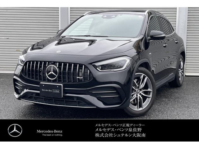 ＧＬＡクラス ＧＬＡ３５　４マチック　認定中古車二年保証　１オーナー　パノラミックスライディングルーフ　ハーフレザーシート　メモリー付パワーシート　電動リアゲート　レーダーセーフティパッケージ　ナビゲーションパッケージ　ＬＥＤヘッドライト（1枚目）