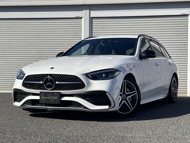 Ｃクラスステーションワゴン(メルセデス・ベンツ) Ｃ２００　ステーションワゴン　スポーツ　ナイトパッケージ　レーダーセーフティパッケージ　シートヒーター　３６０度カメラ　パワーシート　アンビエントライトプレミアム　ＬＥＤハイパフォーマンスヘッドライト　純正１８インチＡＷ　新車保証継承 中古車画像