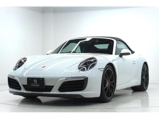 ９１１ ９１１カレラＳ　カブリオレ　スポクロ　黒ホイール　黒トップ　ＥＴＣ　シートヒーター　フロアマット　禁煙車　ドラレコ　赤ブレーキキャリパー　ＬＥＤヘッドライト　ユーザー買取車　ブラック本革