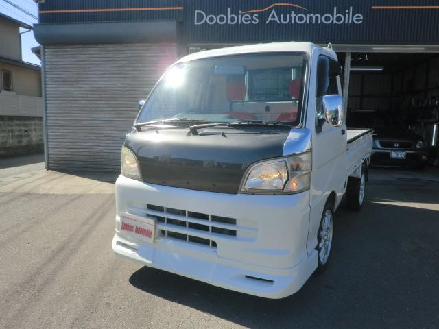 ハイゼットトラック(ダイハツ) エアコン・パワステ スペシャル フロントスポイラー レザーシートカバー momoステアリング 中古車画像