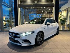 メルセデスＡＭＧ　Ａクラス　Ａ３５　４マチック　■認定中古車１年保証■１オーナー■ＡＭＧパフォーマンスＰ■ＡＭＧアドバンスドＰ■ナビＰ■パノラミックＳＲ■赤　黒ツートン本革シート■ヘッドアップディスプレイ■１０スピーカー■前方Ｄレコーダ■レーダーＳ