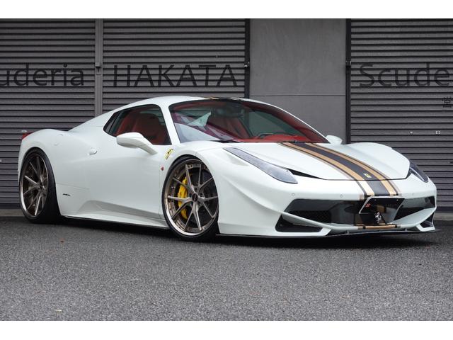 ４５８イタリア(フェラーリ) ベースグレード　ロベルタリフティング・スーパーベローチェエアロ・ハイパーフォージドアルミホイール・プ 中古車画像