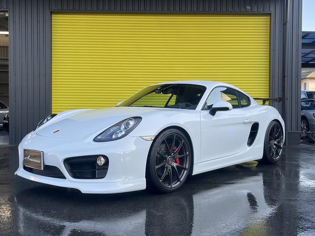 718ケイマン（ポルシェ）Ｓ　スポーツクロノＰ　ＴＷＳ鍛造２０インチホイール　パワークラフトマフラー　カーボンＧＴウィング　スポーツステアリング　Ｂカメラ　ナビ　ＴＶ　ハーフレザーシート　シートヒーター　電格ミラー　左ハンドル 中古車画像