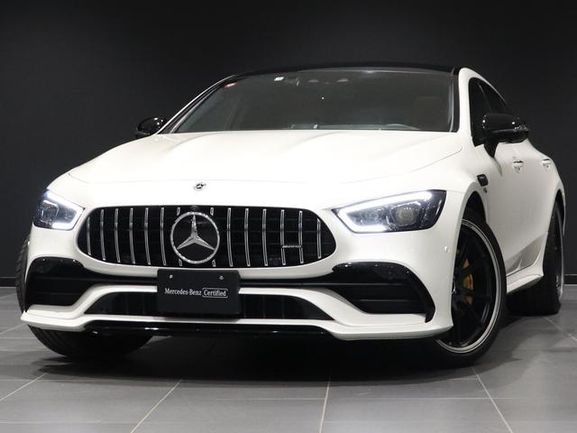 GT4Doorクーペ（AMG）５３　４マチック＋　ＡＭＧダイナミック＋ＰＫＧ　フルレザー仕様　パノラマルーフ　内装トリュフブラウン／ブラック　ＡＭＧパフォーマンスシート　ＡＭＧイエローキャリパー　ＡＭＧ２１インチ鍛造ＡＷ　ＡＭＧ　ＲＩＤＥ＋ＡＩＲ 中古車画像