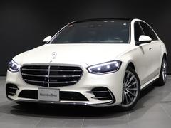 Sクラス S500 4マチックロング AMGラインパッケージ リアコンフォートPKG MBUXリアエンターテインメント ドライバーズPKG MBUXリアタブレット Burmester3Dサウンド アクティブアンビエントライト 電動ブラインド 中古車画像