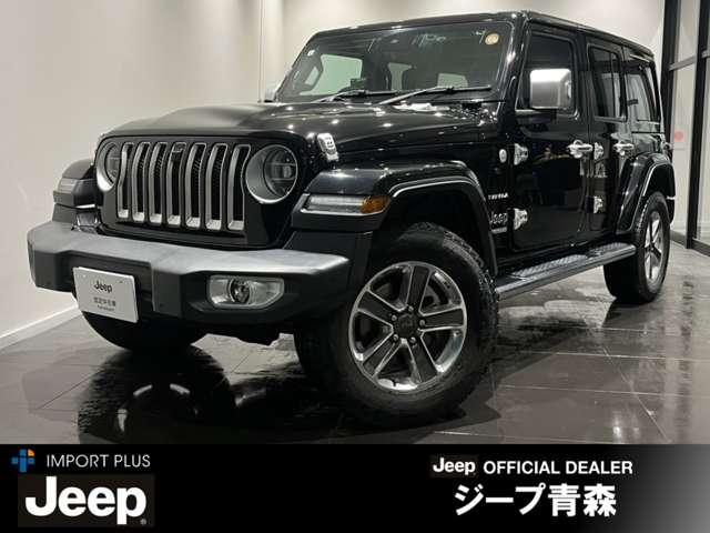 ジープ・ラングラーアンリミテッド(ジープ) サハラ　ワンオーナー　認定中古車　純正ＡＷ　前席シートヒーター　ＬＥＤヘッドライト　純正サイドステップ　ドラレコ（前後）　バック・サイド・フロントカメラ　ＡＣＣ　ＢＳＭ　ステアリングヒーター　ＥＴＣ 中古車画像
