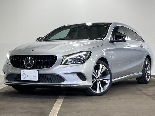 ＣＬＡクラス シューティングブレーク ＣＬＡ２２０　４マチック　シューティングブレーク　プレミアムＰＫＧ　ブラックアウトパナメリカーナグリル　純正グリル有　ブラックドアミラー　パノラミックスライディングルーフ　ｈａｒｍａｎ／ｋａｒｄｏｎ　フットトランクＯＰ　アンビエントライト