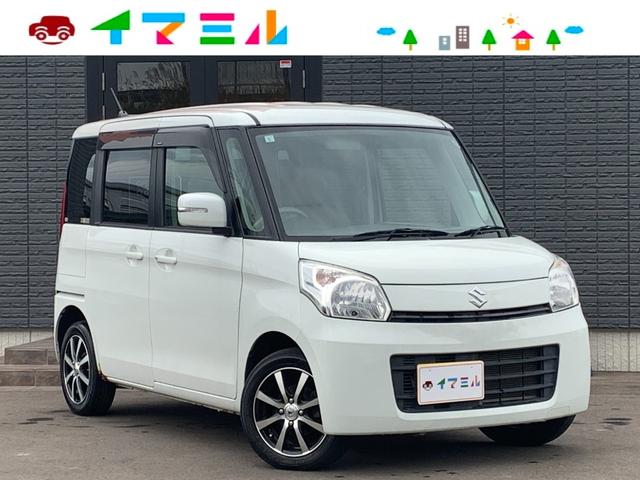 スペーシア(スズキ) T 純正ナビ 地デジ バックカメラ パワースライドドア アイドリングストップ ステアリングスイッチ プッシュスタート シートヒーター 中古車画像