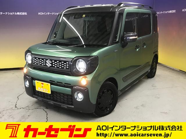 ハイブリッドＸＺ　ターボ　ワンオーナー車／セーフティーサポート／クルコン／両側パワスラ／プッシュスタート／シートヒーター／ディスプレイオーディオ／ＤＶＤ／ＢＴ／カープレイ／社外アルミ／バックカメラ／ＬＥＤオート／ＥＴＣ／ＣＤ(1枚目)