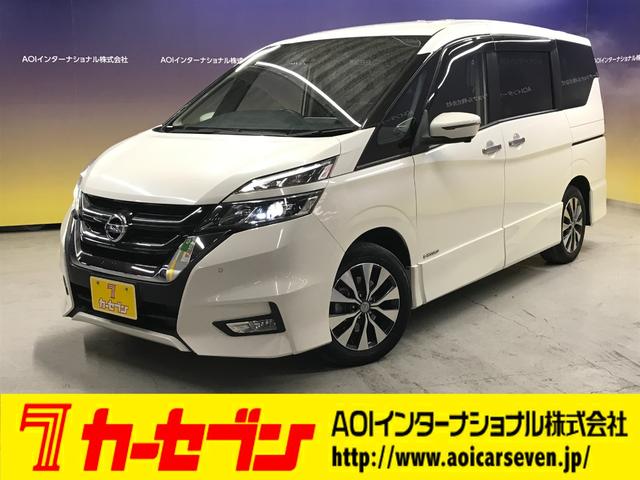 日産 セレナ ハイウェイスター　ＶセレクションＩＩ　純正８インチＳＤナビ　フルセグＴＶ　セーフティパックＡ　フリップダウンＭ　全方位カメラ　クルコン両側パワスラ　純正１６インチＡＷ　ＬＥＤヘッドランプ　ドラレコ　ＥＴＣ　　ＢＴオーディオ　ＤＶＤ　　ＳＤ