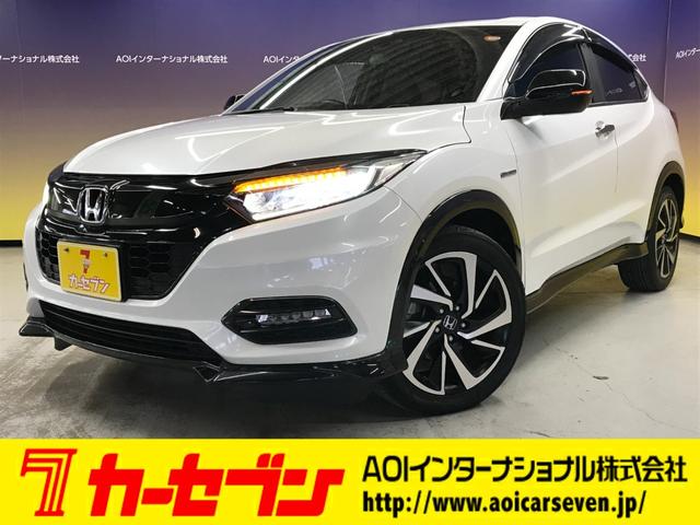 ヴェゼル(ホンダ) ハイブリッドＲＳ・ホンダセンシング　ホンダセンシング／追従クルコン／衝突軽減ブレーキ／バックカメラ／前方ドラレコ／オートＬＥＤ／シートヒーター／ハーフレザーアップルカープレイ／アンドロイドオート／純正８インチンナビ／フルセグＴＶ 中古車画像