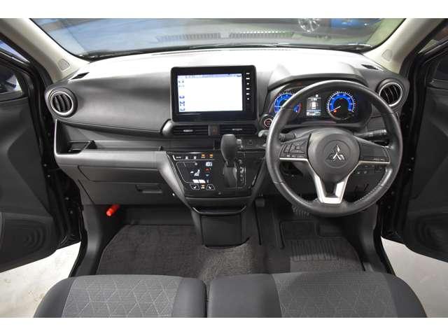 eKクロス G 弊社社有車 Mナビ TV Bカメラ(ミラー) エアバッグ アイスト Sヒーター LED スマートキー クリアランスソナー フルセグTV オートエアコン メモリーナビ バックモニター ナビTV ABS(3枚目)