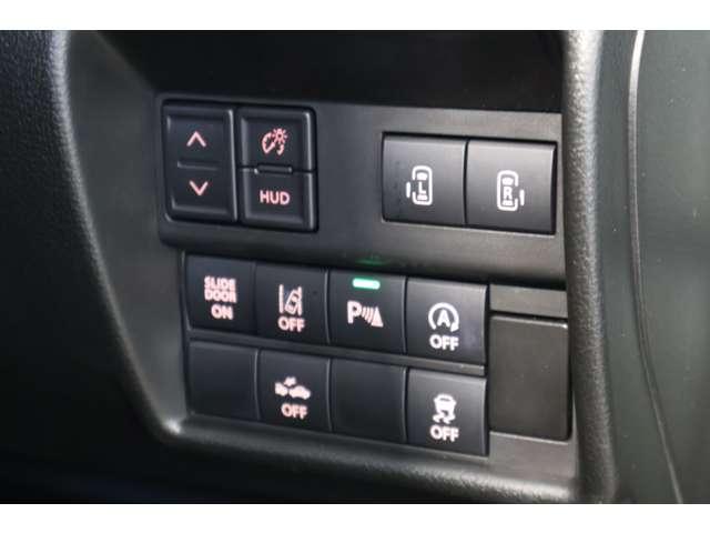 デリカD:2 カスタムハイブリッドMV全方位カメラ付ナビパッケージ 元レンタカー フルセグテレビ 両側自動ドア ワンオーナー LED DVD 禁煙 パーキングセンサー スマートキー メモリーナビ シートヒーター アイドリングストップ ASC キーレス バックカメラ(11枚目)