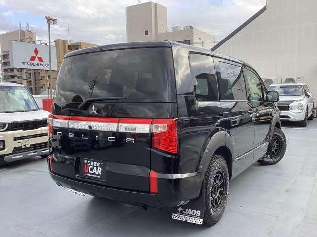 デリカＤ：５ ブラックエディション　カスタム仕様　メモリーナビ　全方位カメラ　禁煙　オートクルーズコントロール　両側自動スライドドア　パワーバックゲート　ＬＥＤヘッドランプ　４ＷＤ　電動シート　スマートキー　全方位カメラ　シートヒーター（2枚目）