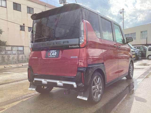 デリカミニ Ｔ　プレミアム　カスタム仕様　マフラー　マッドフラップ　ＥＴＣ車載器　フルセグＴＶ　ＬＥＤランプ　クルコン　キーレスエントリー　ＡＢＳ　禁煙　エアバッグ　パワステ　ベンチシート　オートエアコン　ターボ車　バックカメラ（2枚目）