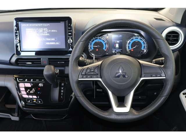 ｅＫクロス Ｔ　メモリーナビ・フルセグＴＶ・全周囲カメラ　前後ソナー　前席シートヒーター　ナビＴＶ　インテリキー　ターボ　盗難防止装置　Ｂカメラ　ベンチシート　ＡＢＳ　記録簿　カーテンエアバック　オートエアコン（9枚目）