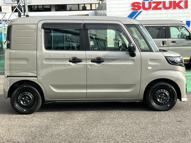 スペーシアベース ＧＦ　衝突被害軽減システム　オートライト　ＬＥＤヘッドランプ　スマートキー　アイドリングストップ　電動格納ミラー　シートヒーター　Ｂｌｕｅｔｏｏｔｈ　エアバック　モスグリーンメタリック　４ＷＤ（8枚目）