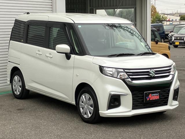 ソリオ Ｇ　バックアイカメラ　地デジ　ブルートゥース　サイドエアＢ　キーフリー　ＤＶＤ再生　運転席エアバッグ　横滑防止　インテリキー　ＡＡＣ　Ａライト　助手席エアバッグ　オートハイビーム　パワステ　フルフラット（8枚目）