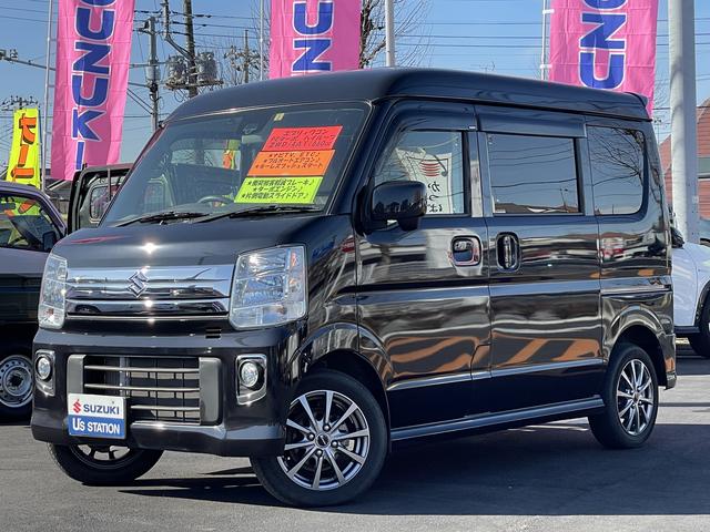 ています スズキ - エブリィワゴン、ターボ ハイルーフ、2WD、カーナビ