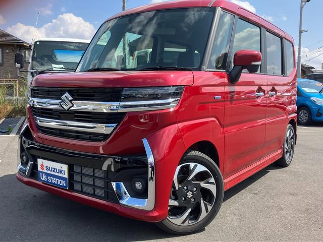 スペーシアカスタム HV XS バックカメラ 黒 車検満タン 埼玉県 久喜市  
