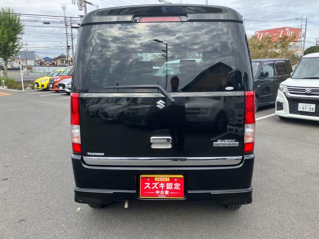 エブリイワゴン ＰＺターボ　ＤＡ６４Ｗ　４型　Ｐスライド　キーレスエントリー　後席左側パワースライドドア　ナビ（ワンセグＴＶ）　オートエアコン　シートヒーター　電動格納式リモコンドアミラー　キーレスエントリー　盗難抑止システム（56枚目）