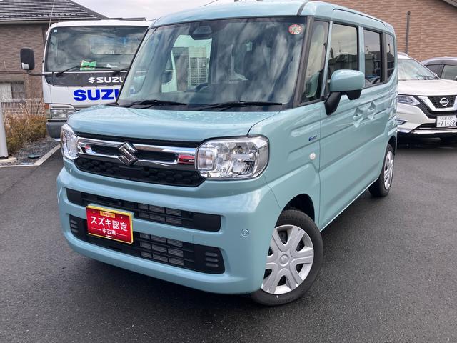 スペーシア ＨＹＢＲＩＤ　Ｇ　スズキセーフティーサポート　全周囲カメラ　禁煙車　スライドドア　純正ナビ（7枚目）