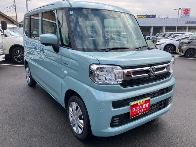 スペーシア ＨＹＢＲＩＤ　Ｇ　スズキセーフティーサポート　全周囲カメラ　禁煙車　スライドドア　純正ナビ（49枚目）