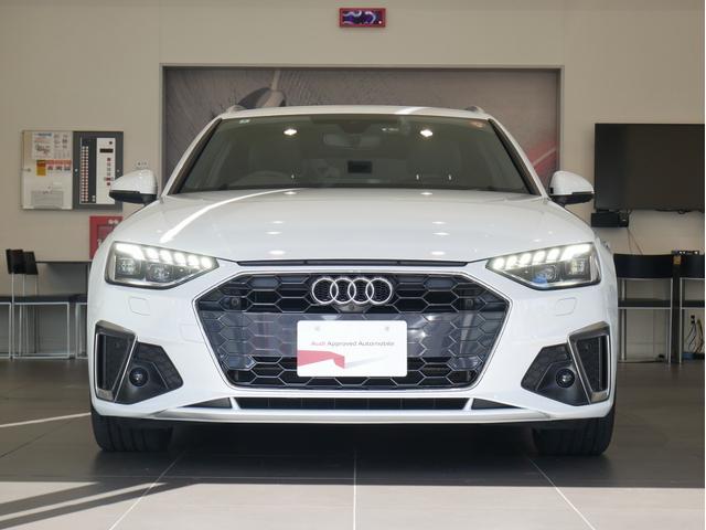 Ａ４アバント ３５ＴＤＩ　Ｓライン　認定中古車　コンフォートパッケージ　ＳＬＩＮＥｐｌｕｓパッケージ　ＴＶチューナー　マトリクスＬＥＤヘッドライト　サラウンドビューカメラ　シート、エクステリアミラーメモリー　アンビエントライト（2枚目）