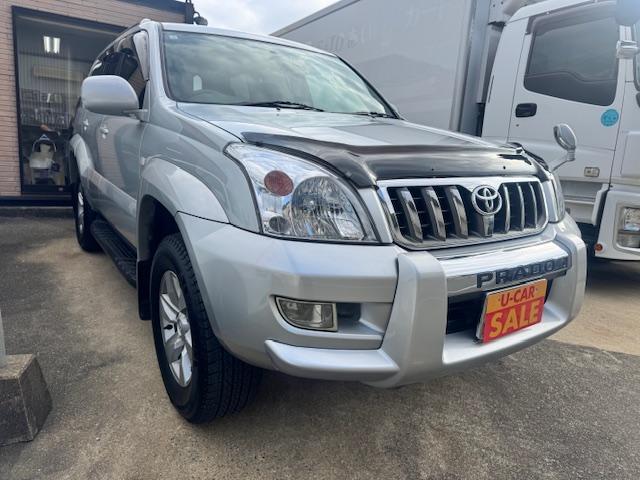 ランドクルーザープラド TX ランドクルーザープラド2.7XT・4WD・サンルーフ・ETC・バックカメラ・サイドバイザー・サイドステップ・HDDナビ・レザー調シートカバー・リヤハードカバー・(3枚目)