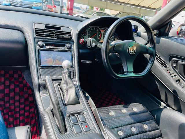 ＮＳＸ ベースグレード　ＨＫＳ車高調　タコ足　ワンオフマフラー　リアウイング　バケットシートノーマルパーツ有　アドバンレーシングＲＳ　保証書記録簿取説有　ノーマルパーツ有り（3枚目）