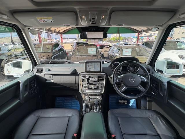 Ｇクラス Ｇ３５０ｄ　ラグジュアリーＰＫＧ　パワーシート　サンルーフ　純正ナビ地デジ　ＥＴＣ　ハーマンカートンサウンド　パドルシフト　全席シートヒーター　取説記録簿付き　スペアキー（10枚目）