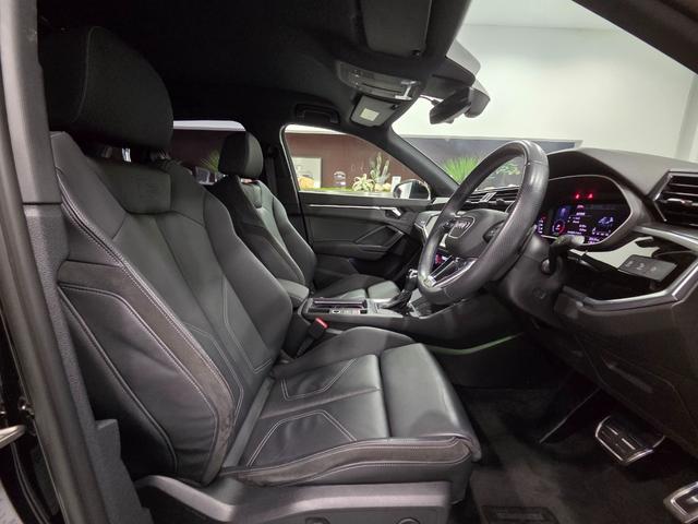 Q3 35TFSI Sライン ACC レーンアシスト カープレイ LEDヘッドライト オートハイビームアシスト パワーシート パーシャルレザー 電動テールゲート TVチューナー マルチカラーアンビエントライト 禁煙車 1オーナー(33枚目)