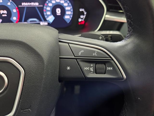 Q3 35TDIクワトロアドバンスド パーシャルレザー(パールセントベージュ) クリーンディーゼル マルチカラーアンビエントライト カープレイ TVチューナー ACC レーンアシスト 電動テールゲート 点検記録簿 禁煙車 1オーナー(49枚目)