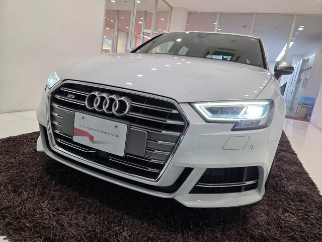 S3 スポーツバック 290馬力380Nm 0-100km4.8秒 ファインナッパレザ- マトリクスLEDヘッドライト カラードブレーキキャリパー(レッド) TVチューナー CD DVD カープレイ 点検記録簿 禁煙車(27枚目)