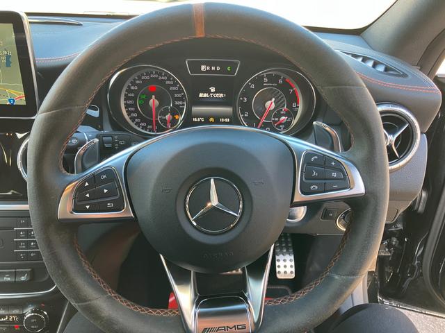 CLAクラス シューティングブレーク CLA45 4MシュティングブレクオレンジアートED 限定車 4WD パノラマスライディングルーフ AMGパフォーマンスシート 専用AMG19インチアルミホイール キセノンヘッドライト バックカメラ ナビTV 電動リアゲート 禁煙車(3枚目)