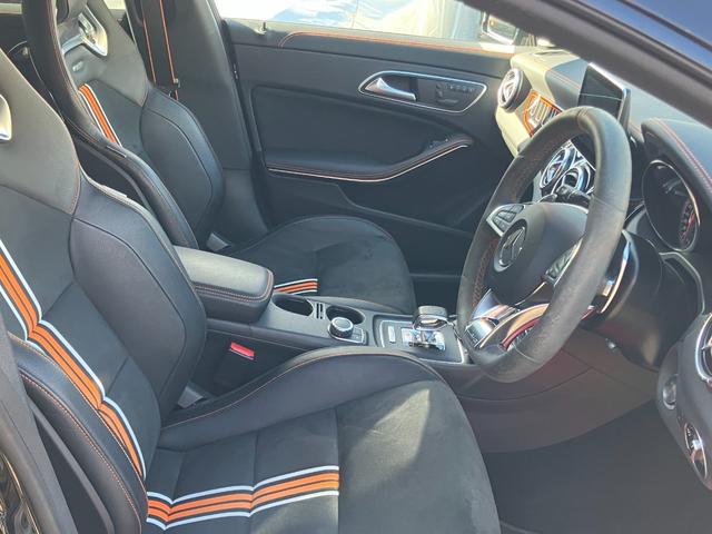 CLAクラス シューティングブレーク CLA45 4MシュティングブレクオレンジアートED 限定車 4WD パノラマスライディングルーフ AMGパフォーマンスシート 専用AMG19インチアルミホイール キセノンヘッドライト バックカメラ ナビTV 電動リアゲート 禁煙車(9枚目)