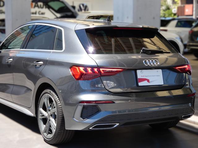 Ａ３ スポーツバック３０ＴＦＳＩ　Ｓライン　ワンオーナー　認定中古車　１８ＡＷ　マトリクスＬＥＤヘッドライト　バーチャルコックピット　電動シート　シートヒーター装備　ＴＶチューナー　スマートフォンインターフェイス　禁煙車　ＥＴＣ２．０（34枚目）