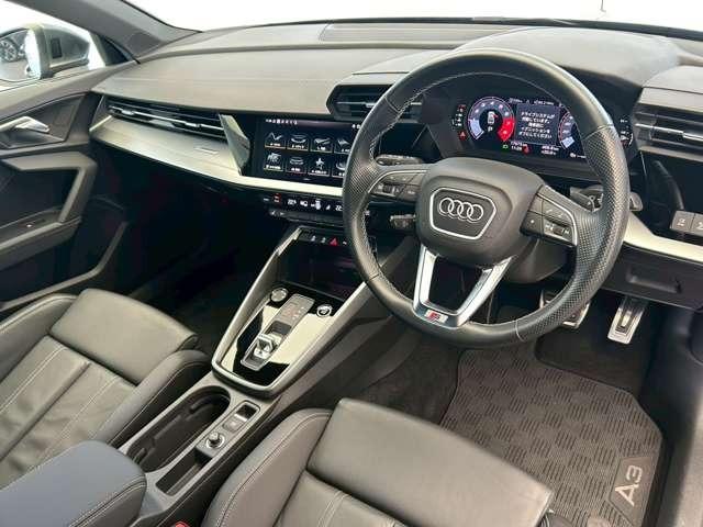 Ａ３セダン ３０ＴＦＳＩ　Ｓライン　認定中古車　パーシャルレザー・コンビニエンスアシスタンス・ナビパッケージ・テクノロジーパッケージ・マトリクスＬＥＤ・電動シート・ナビ・フルセグ・バックカメラ・障害物センサー・禁煙車（11枚目）